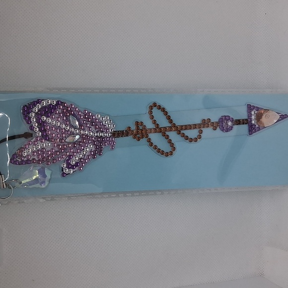 Handmade Rhinestone Bookmark - Picture 2 of 3